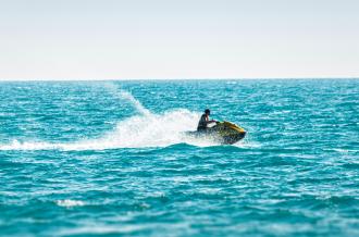 Jet-ski au large de l'île d'Oléron