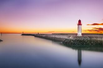 Port de la Cotinière au coucher du soleil