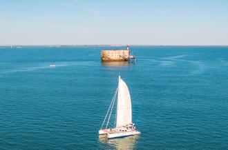 Promenade en mer vers Fort Boyard