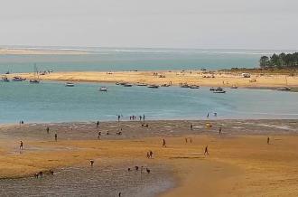 Blick auf Gatseau Beach vom Novotel aus