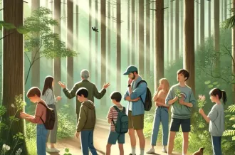 Animation nature : Balade sensorielle en forêt de Nodes_Bourcefranc-le-Chapus