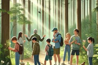 Animation nature : Balade sensorielle en forêt de Nodes_Bourcefranc-le-Chapus