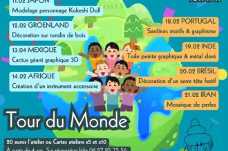 Ateliers enfants tour du monde_Le Grand-Village-Plage
