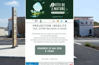 Insolite projection à la Micro-Folie. Chut... la forêt nous donne un concert_Saint-Georges-d'Oléron