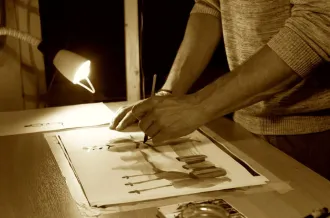 Atelier de pratique artistique autour de la BD avec Thibaut Lambert au Port des Salines_Le Grand-Village-Plage