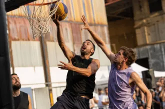 Tournoi de basket 3x3 au Shapers Club, Marennes