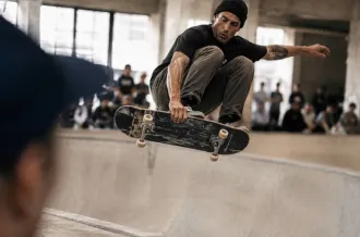 Session skate en plein air au Shapers Club, Marennes