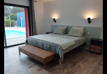 Chambre 'vue piscine'