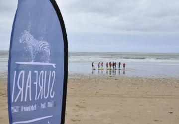 Groupe sur la plage