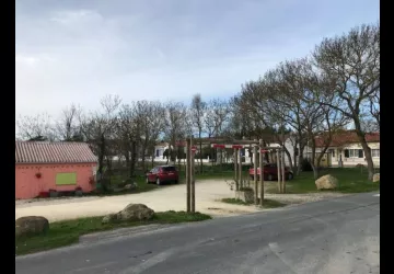 Une partie du parking