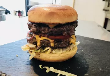 Hamburger double steak