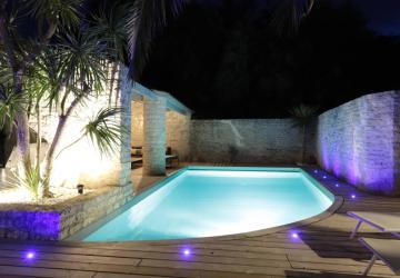 piscine nuit