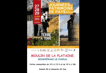 Journées du patrimoine de pays et des moulins : visite moulin de la Plataine_Bourcefranc-le-Chapus