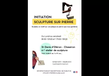 ATELIER D'INITIATION SCULPTURE SUR PIERRE