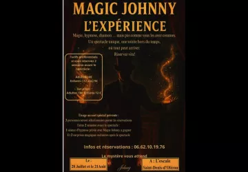 Spectacle Magic Johnny_Saint-Denis-d'Oléron