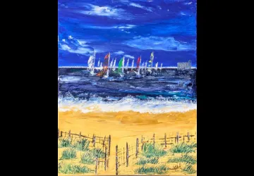 Exposition de peintures Sophie Laboulandine_Saint-Trojan-les-Bains