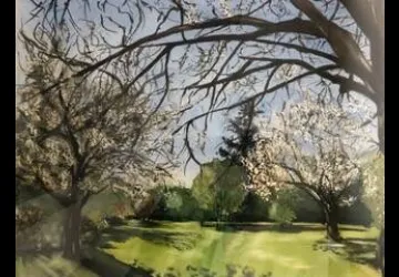 Exposition de peintures association Lachatellerie_Saint-Trojan-les-Bains