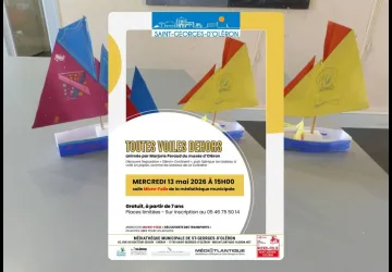 Atelier "Toutes voiles dehors" animée par Marjorie Peraud du musée d’Oléron_Saint-Georges-d'Oléron