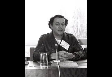 Coluche au Parlement européen en 1981