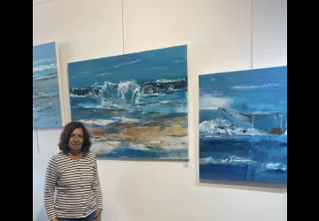 A fleur d'eau - Exposition de Francine Alary_Saint-Denis-d'Oléron