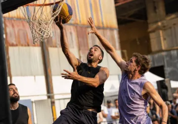 Tournoi de basket 3x3 au Shapers Club, Marennes