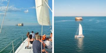 Balade en catamaran autour de Fort Boyard